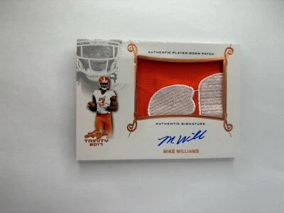 2017 Leaf Trinity Mike Williams RPA Patch Auto RC Chargers SP PA-MW1 - Image 1 of 2