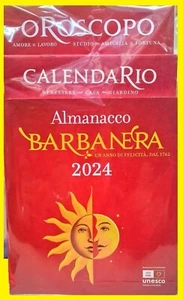 Almanacco BARBANERA 2024 + Calendario + Oroscopo Curiosità Consigli Ogni Giorno - Picture 1 of 1