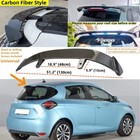 For 2012-2024 Renault Zoe BFM Carbon Fiber Look Rear Roof Spoiler Wing Universal