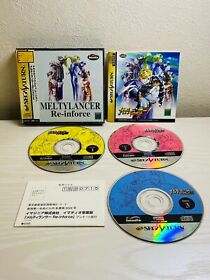 SegaSaturn Games SS " Melty Lancer Re-inforce " Japan Game
