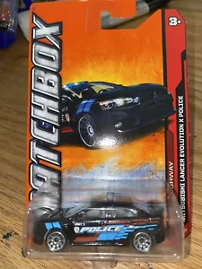 2011 MATCHBOX MBX Highway Black Mitsubishi Lancer Evolution X - Picture 1 of 3