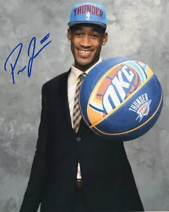 Perry Jones III NBA Oklahoma City Thunder autogrammiert signiert 8x10 Foto - Bild 1 von 1