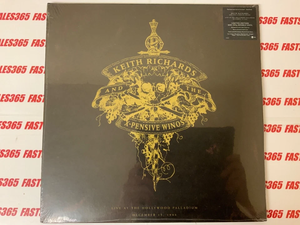KEITH RICHARDS & THE X-PENSIVE WINOS LIVE AT THE HOLLYWOOD PALLADIUM 2-LP VINYL - Image 1 of 1