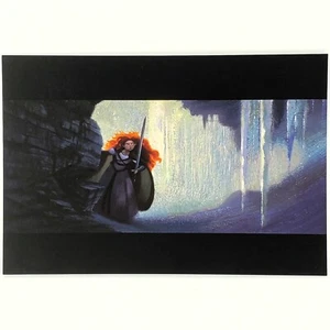 Brave Postcard Princess Merida Fergus Concept Disney Art of Pixar Scotland Sword - Picture 1 of 2