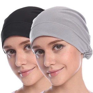 2 Piece Hijab Cap Hijab Scarf Hijab Cap for Women - Picture 1 of 3