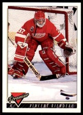 1993-94 Topps Premier Vincent Riendeau . Detroit Red Wings #411