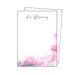 NOTEPAPER, Personalised Name, x14 writing paper stationery set, customisable - Picture 1 of 9