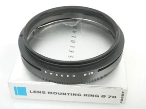 Hasselblad LENS MOUNTING RING 70 Objektiv Bajonett Ring 40687 MINT NEUWERTIG OVP - Picture 1 of 2