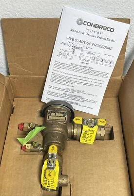 NEW Apollo 3/4" Pressure Vacuum Breaker Assembly with Ball Valves PVB 4V-504-02 - Image 1 of 4