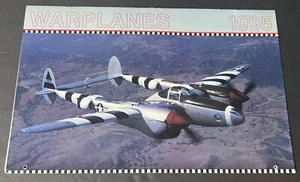 Warplanes 1995 Calendar - Mitchell, Thunderbolt, Mustang, Wildcat, Warhawk - Picture 1 of 23