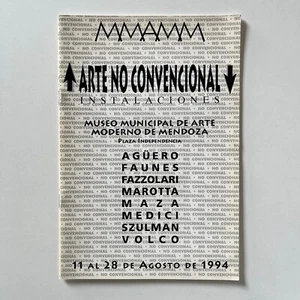 Catálogo - Arte no convencional - Instalaciones - MMAMM 1994 - Picture 1 of 3