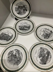 6 x THE CANTERBURY COLLECTION PLATES SIDCUP 1996 - Picture 1 of 8