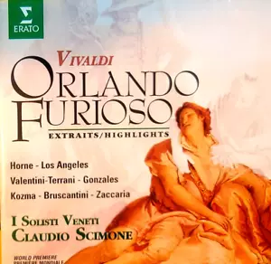 Vivaldi - "Orlando Furioso" - "Claudio Scimone" - ( CD - Erato Records ) - Picture 1 of 4