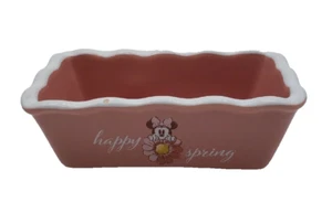 Disney Minnie Mouse Happy Spring Mini Laib Brot Backform Schale Keramik  - Bild 1 von 16
