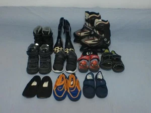 10 Paar Schuhe Gr. 30-31 Jungen Schuhpaket Winterschuhe Schlittschuhe Gr. 31-34 - Bild 1 von 4