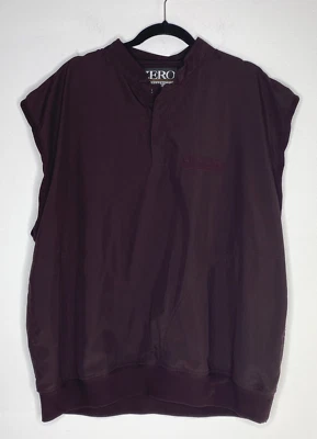 Zero Restriction Men's XL Golf Vest 3-Snap Embroidered Chest Logo Maroon USA - Image 1 of 4