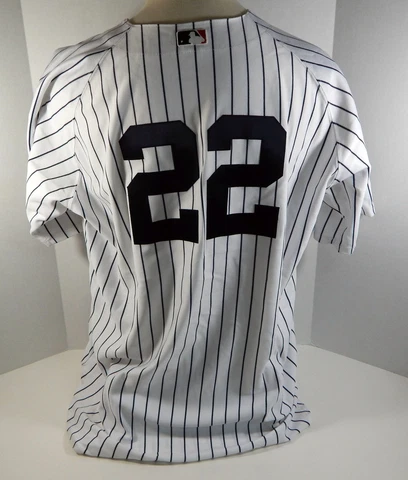 New York Yankees Jorge Posada Clemens #22 Authentic White Jersey Russell 52 Cover