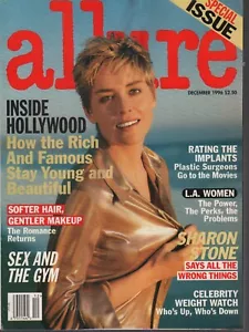 Allure Magazine December 1996 Sharon Stone Fashion 091319AME - Picture 1 of 2