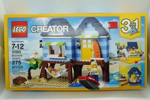 *New Lego Creator 3in1 Beachside Vacation 31063 Building Set 275 Pcs 2017 - Picture 1 of 2