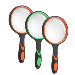 Handheld Magnifying Glass 10X Reading Magnifier for Kids Seniors 75mm Glass - Picture 1 of 3