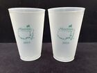 2023 Masters Golf Plastic Drink Cup Augusta National set of 2 Official Cups