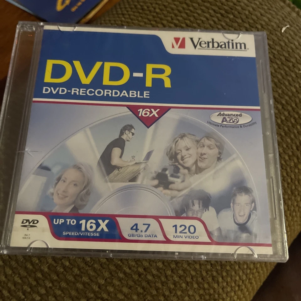 Verbatim DVD-R Recordable 16x Speed, 120 min, 4.7 GB  NEW 1 Piece Dvd - Image 1 of 1