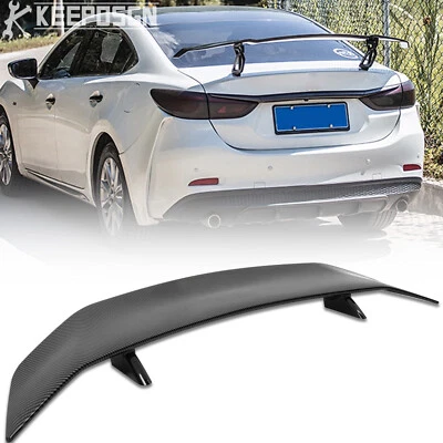 For Mazda 6 Mazda6 46" Rear Trunk Spoiler GT Style Racing Wing Carbon Fiber - Image 1 of 4