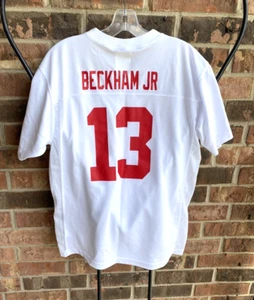 NFL New York Giants Odell Beckham Jr 13 NFL Team Apparel White Jersey Youth XL - Picture 1 of 19