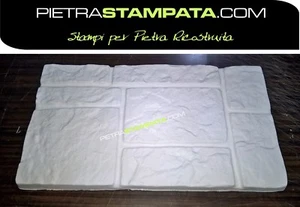 STAMPO CALCO x FINTA Molds Stone VENEER for Concrete Plaster IN GESSO CEMENTO - Foto 1 di 4