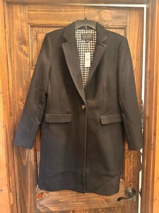 ANN TAYLOR Women’s Size S Wool Blend Short Chesterfield Coat - Picture 1 of 4