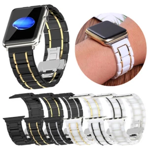 38mm-45mm Cerámica Pulsera Reloj Correa Banda Para Apple iWatch Series 7 6 5 4 3 2 - Imagen 1 de 40