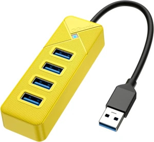 4-Port USB Hub 3.0 - High-Speed Multiport Adapter for Laptop, Mac, Macbook Air/P - Picture 1 of 8