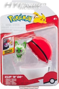 Pokémon Clip 'N' Go Sprigatito y Poké Ball - Incluye figura de batalla de 2 pulgadas - Imagen 1 de 5