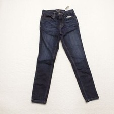 Calvin Klein Women's Size 27 Blue Skinny Dark Wash Cotton Blend Stretch Jeans