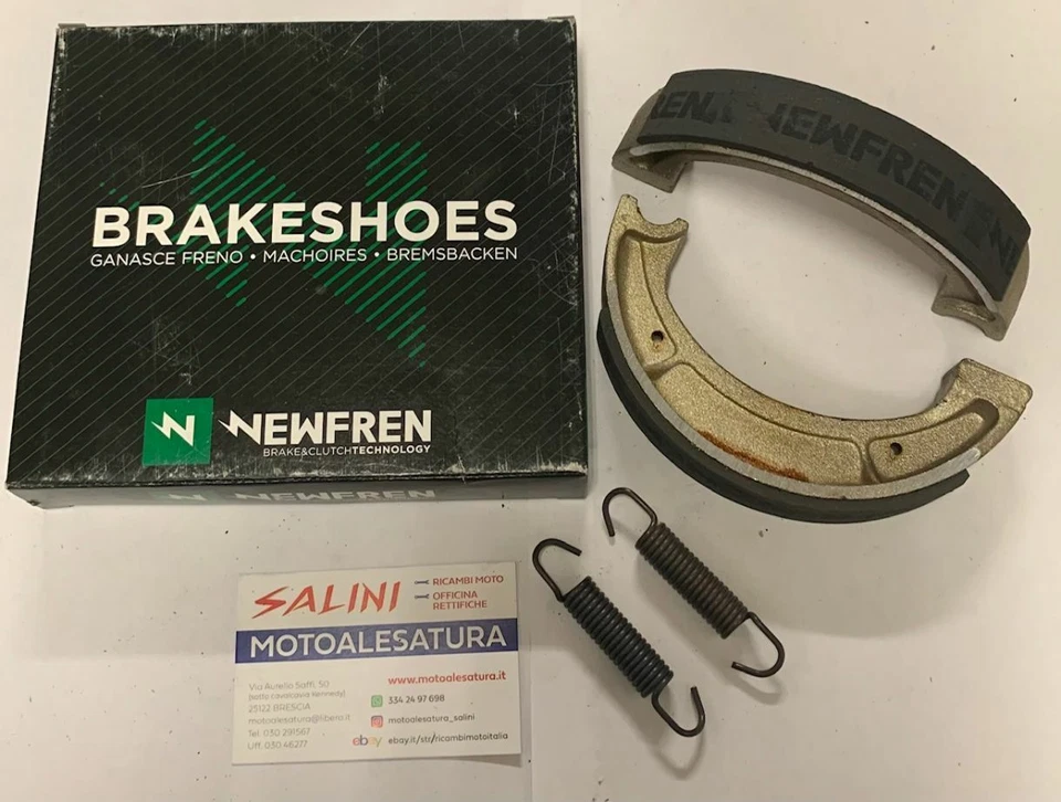 Gf1167 NEWFREN Ganasce freno Posteriori Yamaha 490 YZ 1981-1982