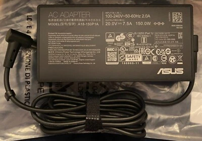 AC Adapter 150W - Trasformatore ASUS modello A18-150P1A - 20V - 7.5A - ROG Strix - Immagine 1 di 3
