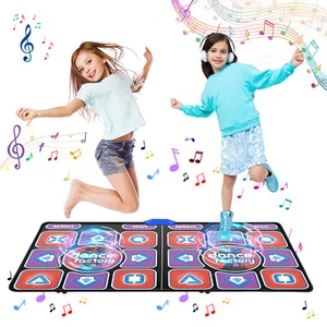 Tanzmatte für Erwachsene und Kinder, Doppelnutzer Kabellos Tanzunterlage Spiel - Bild 1 von 16