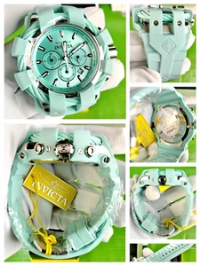 Orologio Invicta Bolt Turchese Uomo Crono Quarzo 45168 SS Cassa Silicone Cinturino WR - Foto 1 di 24