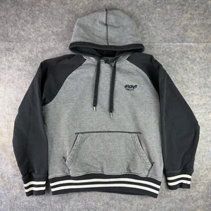 Ecko Unltd Hoodie Herren Large Two Tone Sweatshirt Grau Schwarz Vintage Y2K Grunge - Bild 1 von 15
