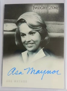 2002 Twilight Zone Series 3 Shadows & Substance Asa Maynor A63 autograph card - Picture 1 of 1