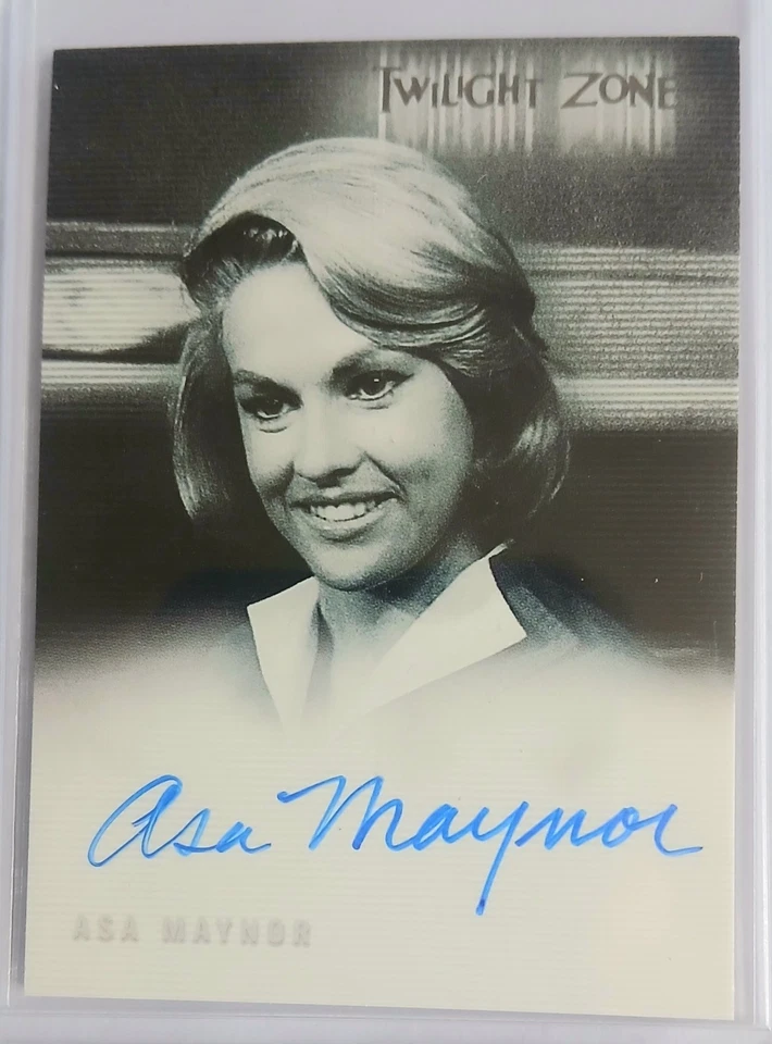 2002 Twilight Zone Series 3 Shadows & Substance Asa Maynor A63 autograph card - Image 1 of 1