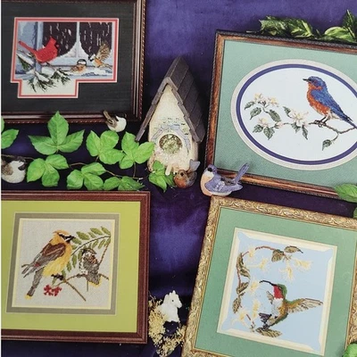 Pegasus Publications Backyard Birds Patterns Hummingbird, Cardinal, Woodpecker - Image 1 of 4