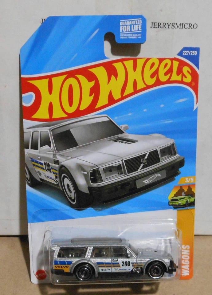 HOT WHEELS WAGONS SERIE VOLVO 240 DRIFT WAGON EN PLATA #3/5 O #227/250 Foto 1 de 1
