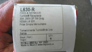 NOS Pass & Seymour  L630-R 30A 250V turnlok Receptacle - Picture 1 of 2
