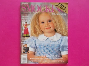 Australian Smocking & Embroidery Magazine Issue 49 - Patterns Attached Like New - Picture 1 of 4