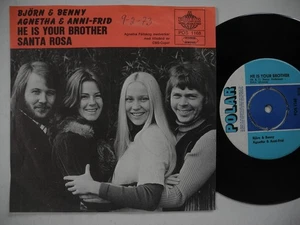 ABBA He Is Your Brother / Santa Rosa 45 7" Single 1972 Sweden POS 1168 orange EX - Picture 1 of 2