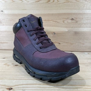 Nike ACG Air Max Goadome Boots Men’s 10.5 Burgundy Waterproof Leather 414952-600 - Picture 1 of 11