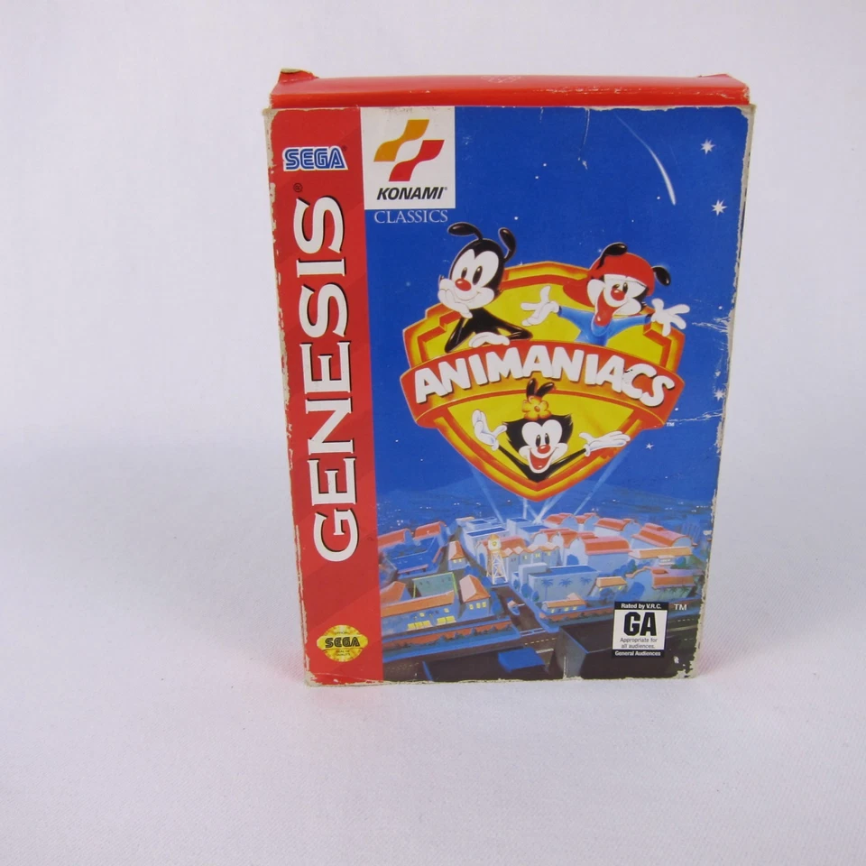 Animaniacs Game for Sega Genesis Complete Paper Case - Image 1 of 3