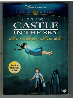 disney presents studio ghibli castle in the sky 2-disc dvd hayao miyazaki + slip - Image 1 of 2