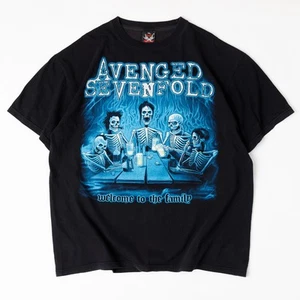 Vintage Avenged Sevenfold Band T-Shirt XL Hot Rock Tag Welcome to the Family - Picture 1 of 11